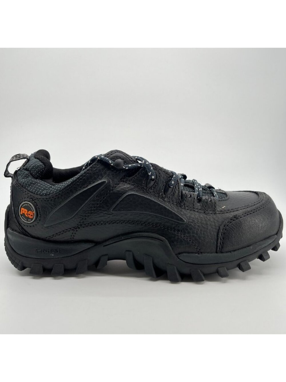 Timberland PRO Mudsill Low Mens Size 7 Black Leather Steel Toe Safety Work Shoes